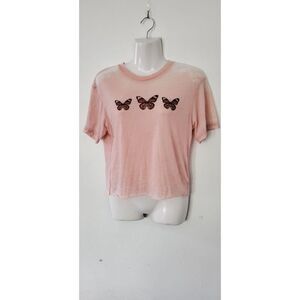 Rebellious One Short Sleeve Butterfly T-Shirt XS P